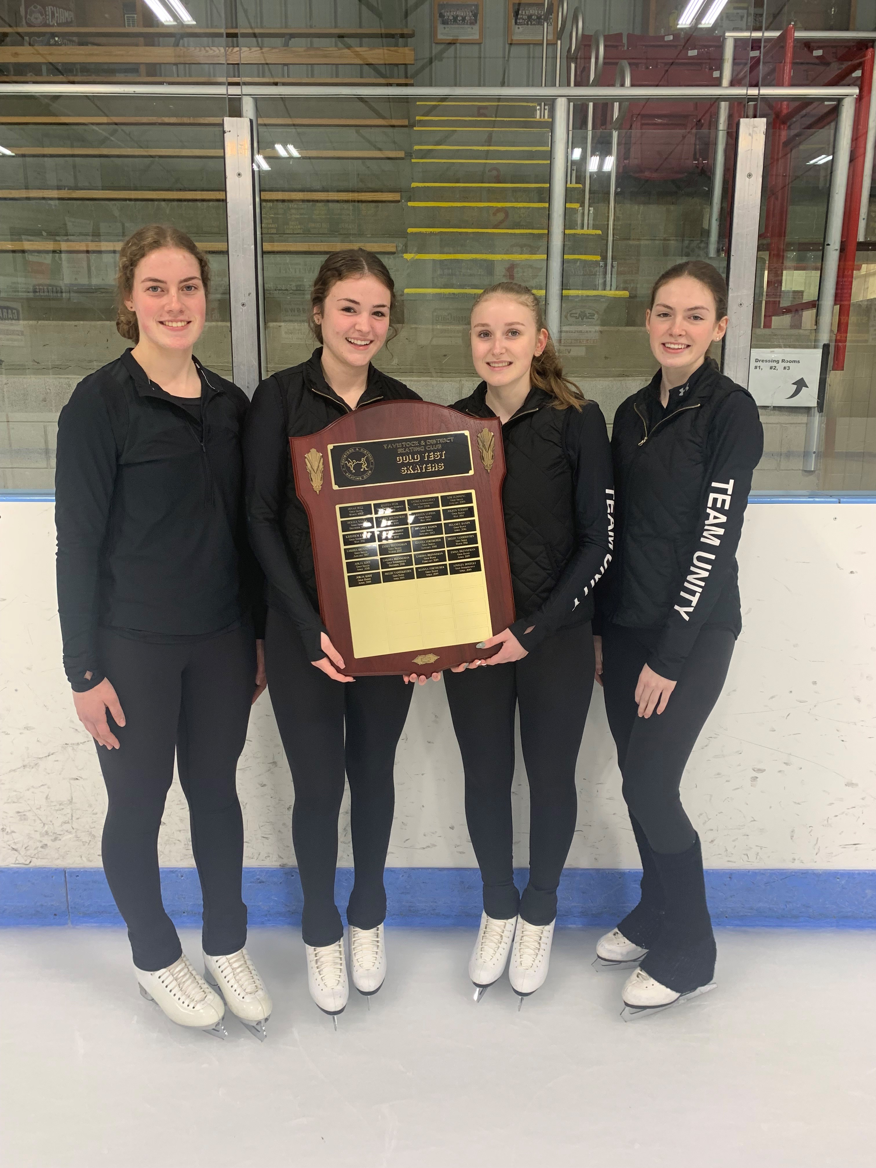 Skaters pass gold tests